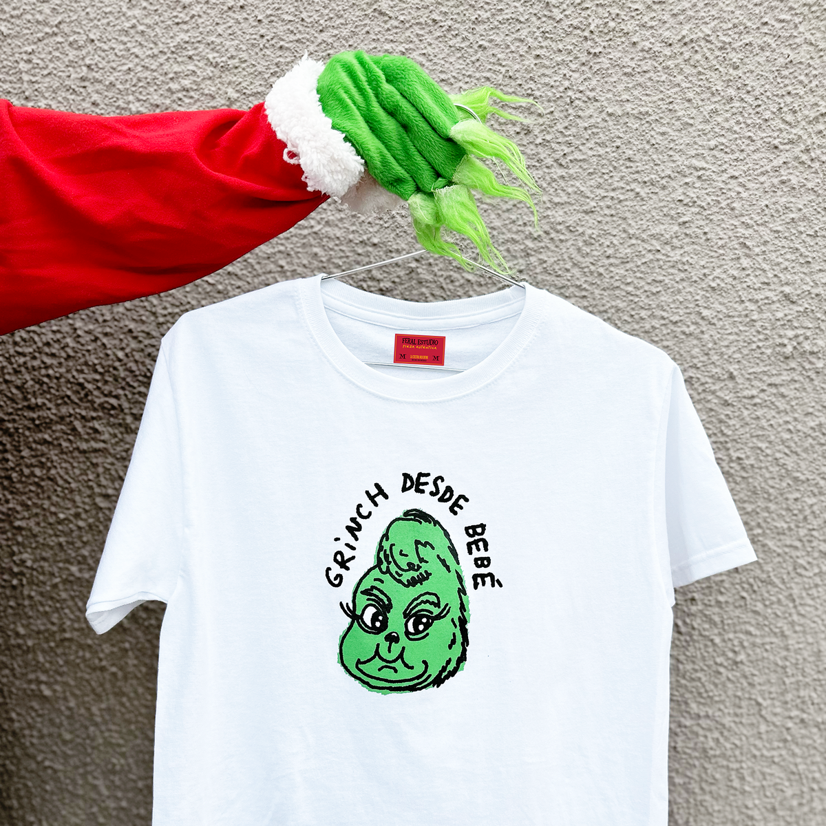 GRINCH DESDE BEBÉ, T-SHIRT BLANCA