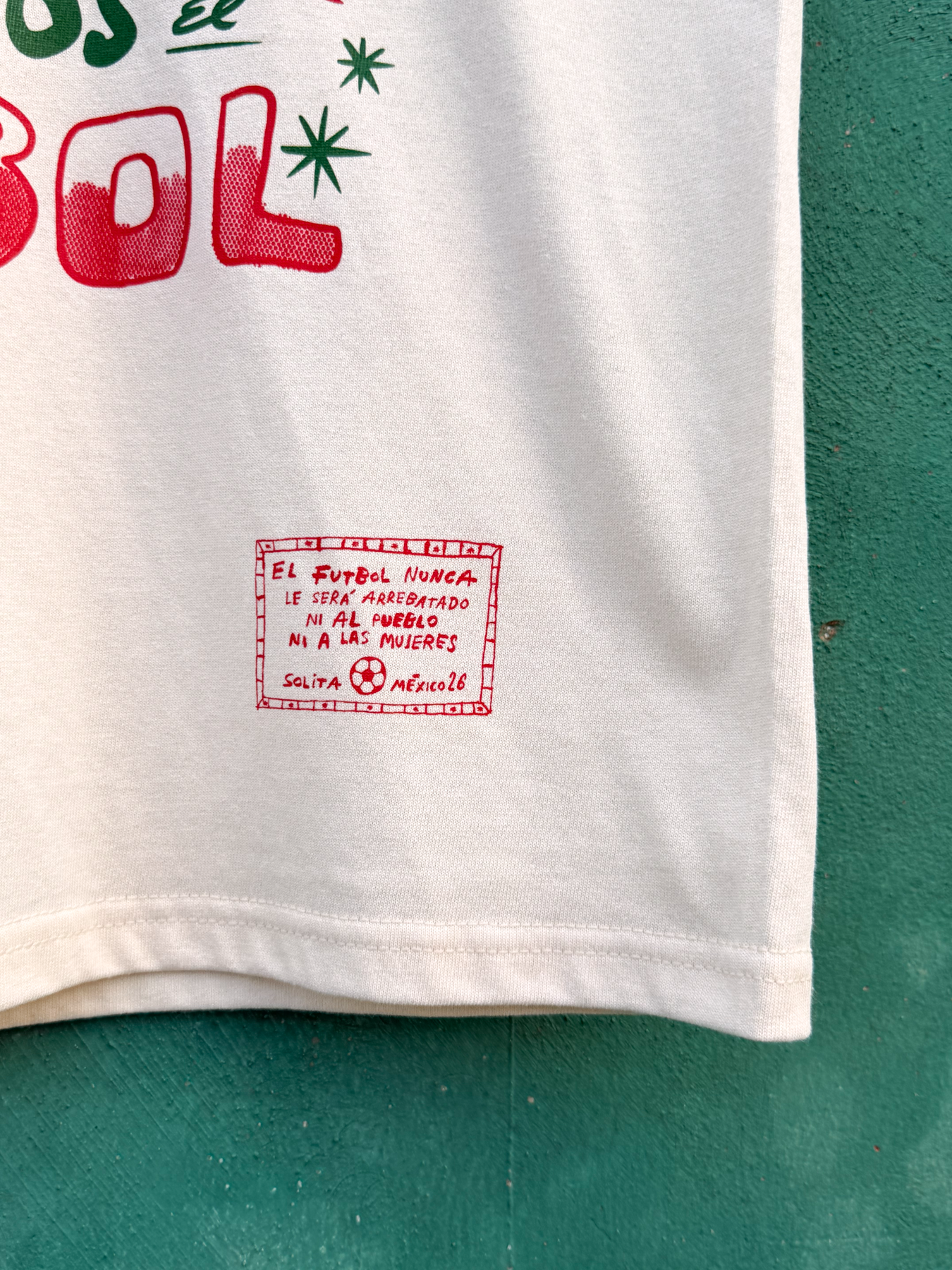 Las mexicanas amamos el futbol, t shirt arena