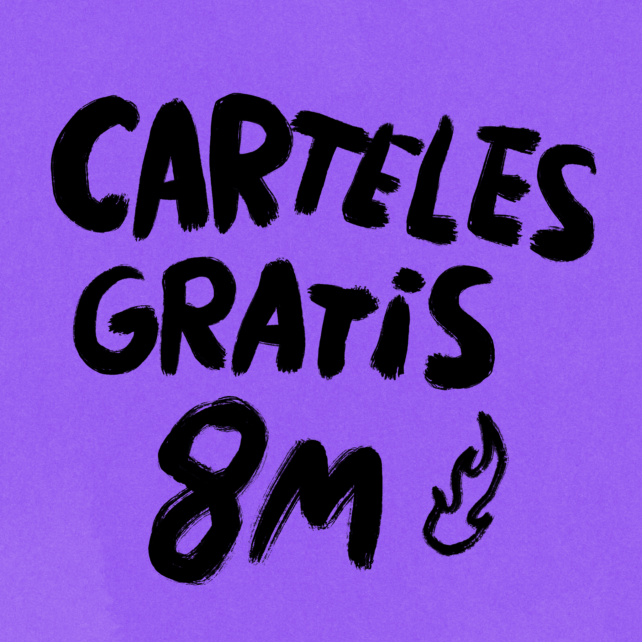 Carteles 8M | Gratis