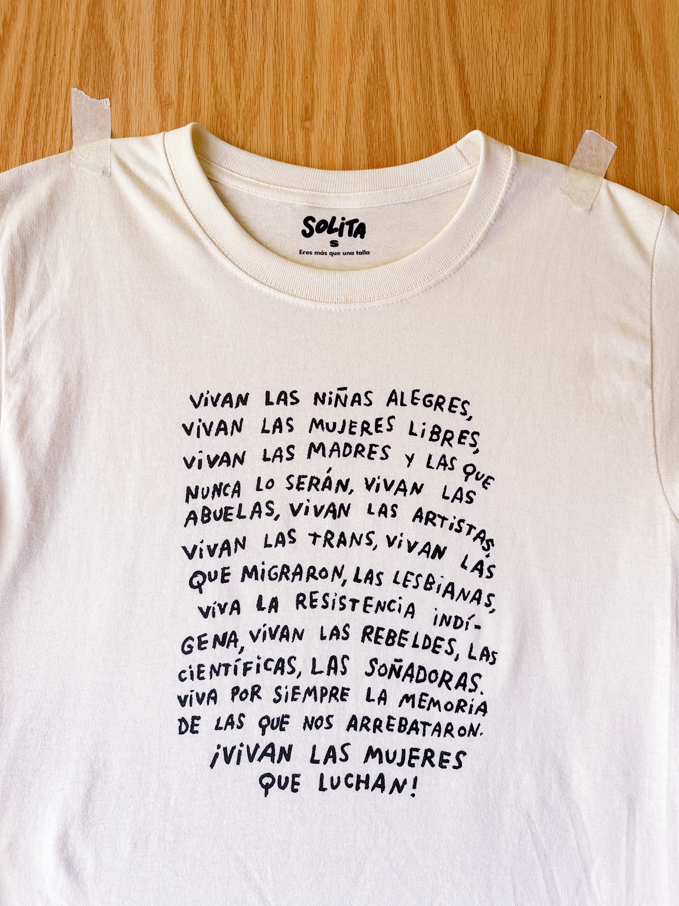 Manifiesto, T shirt arena