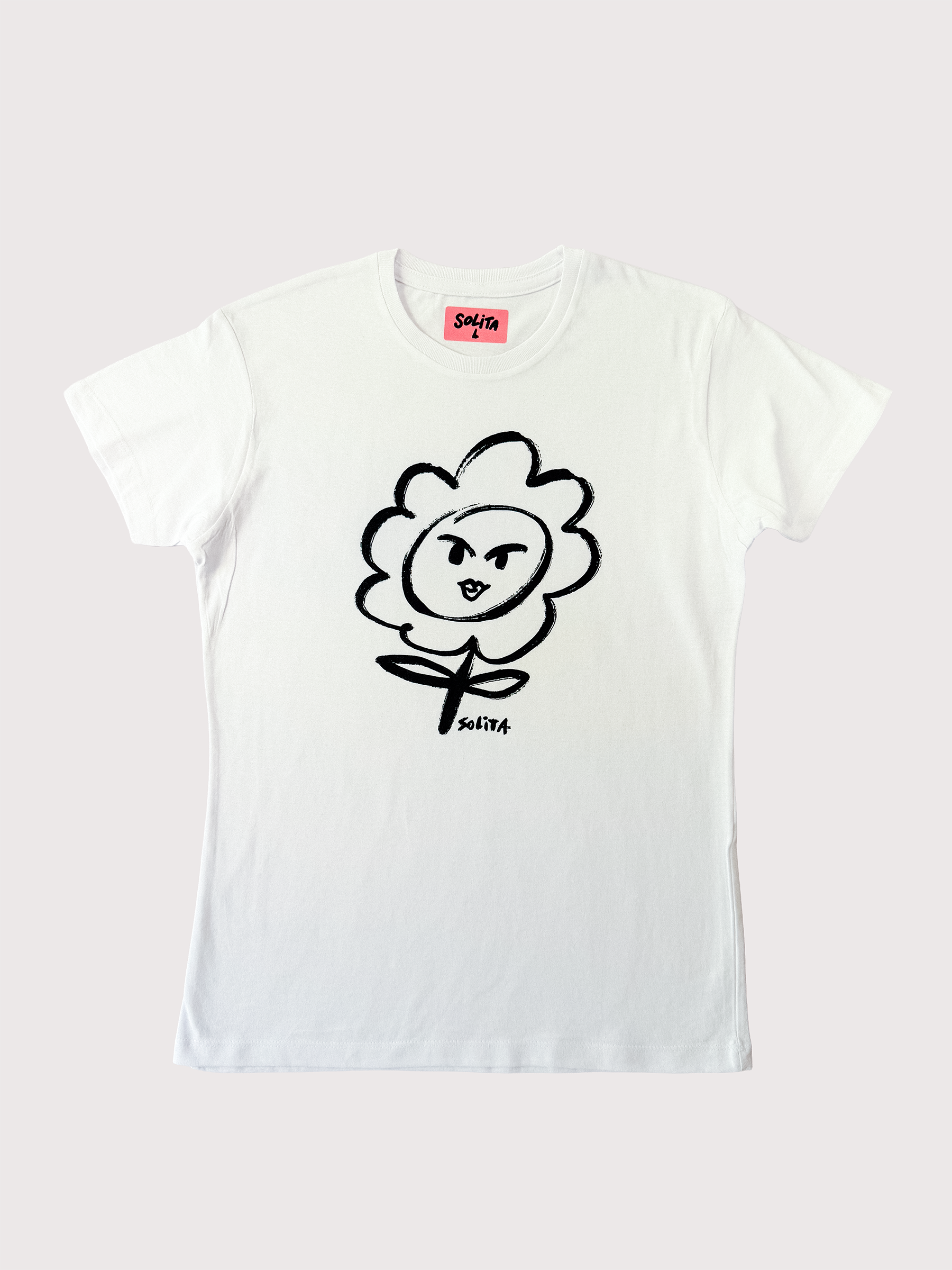 Mascot Solita, Baby Tee blanca
