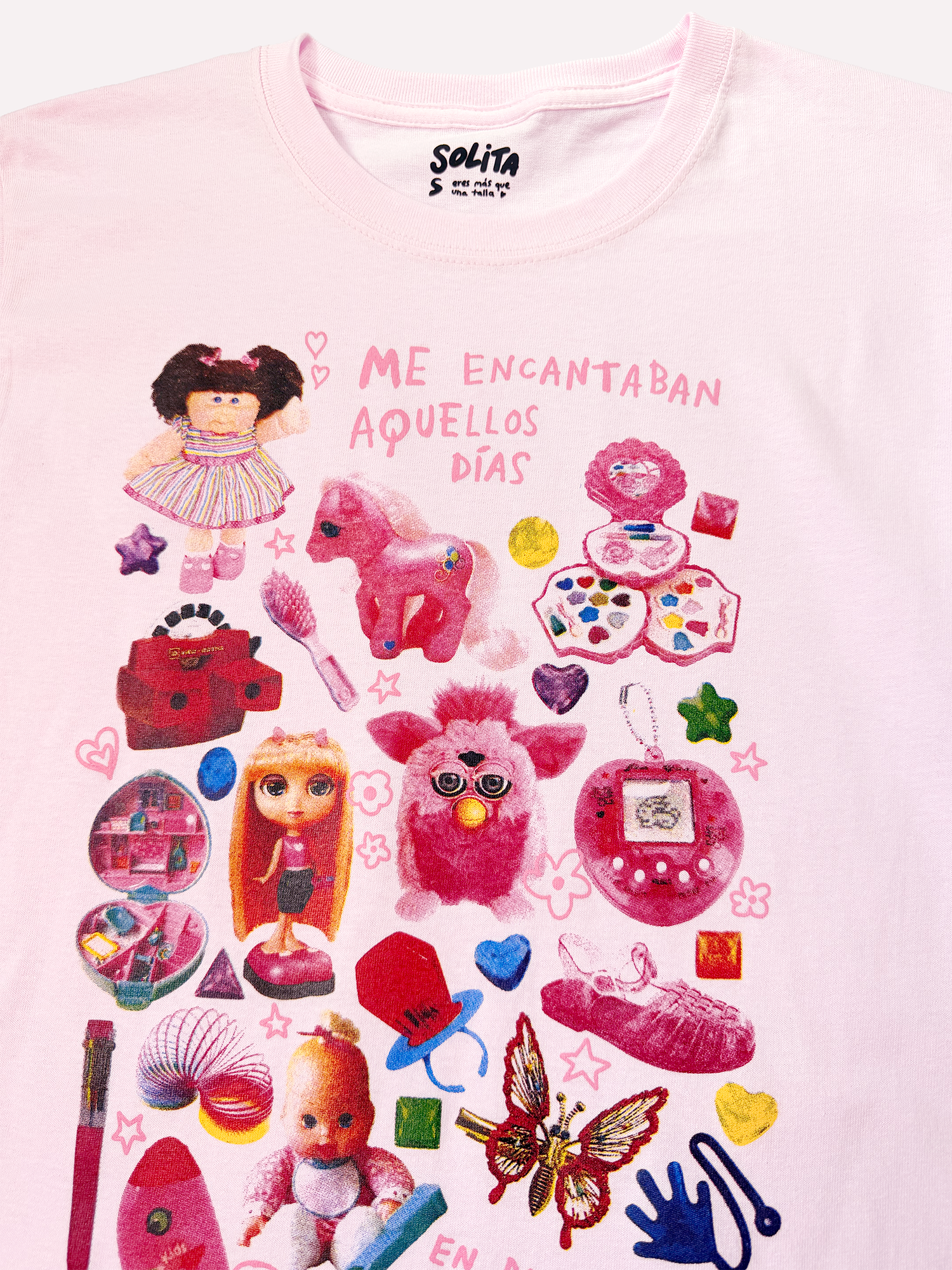 Aquellos días, t shirt rosa