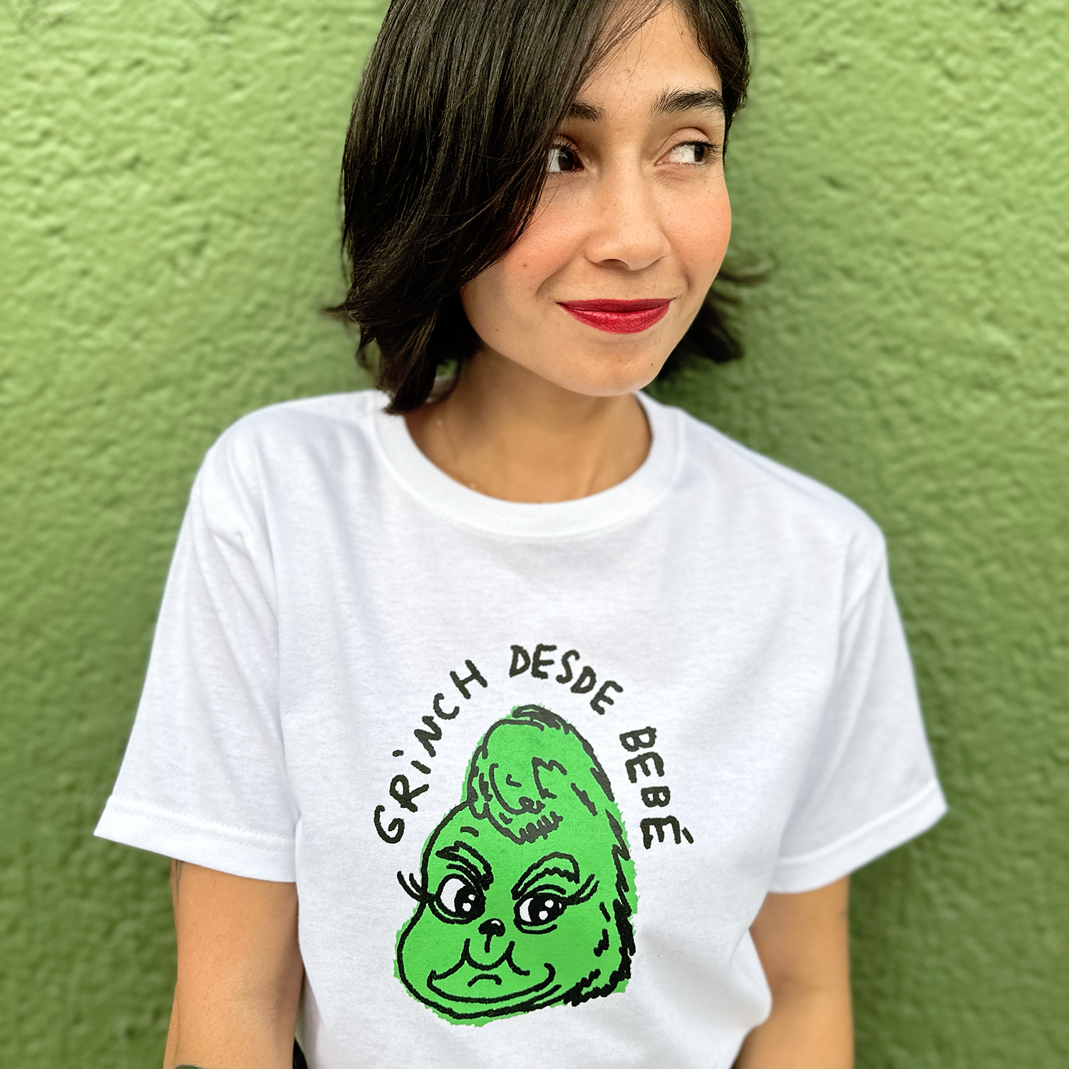grinch desde bebé t shirt