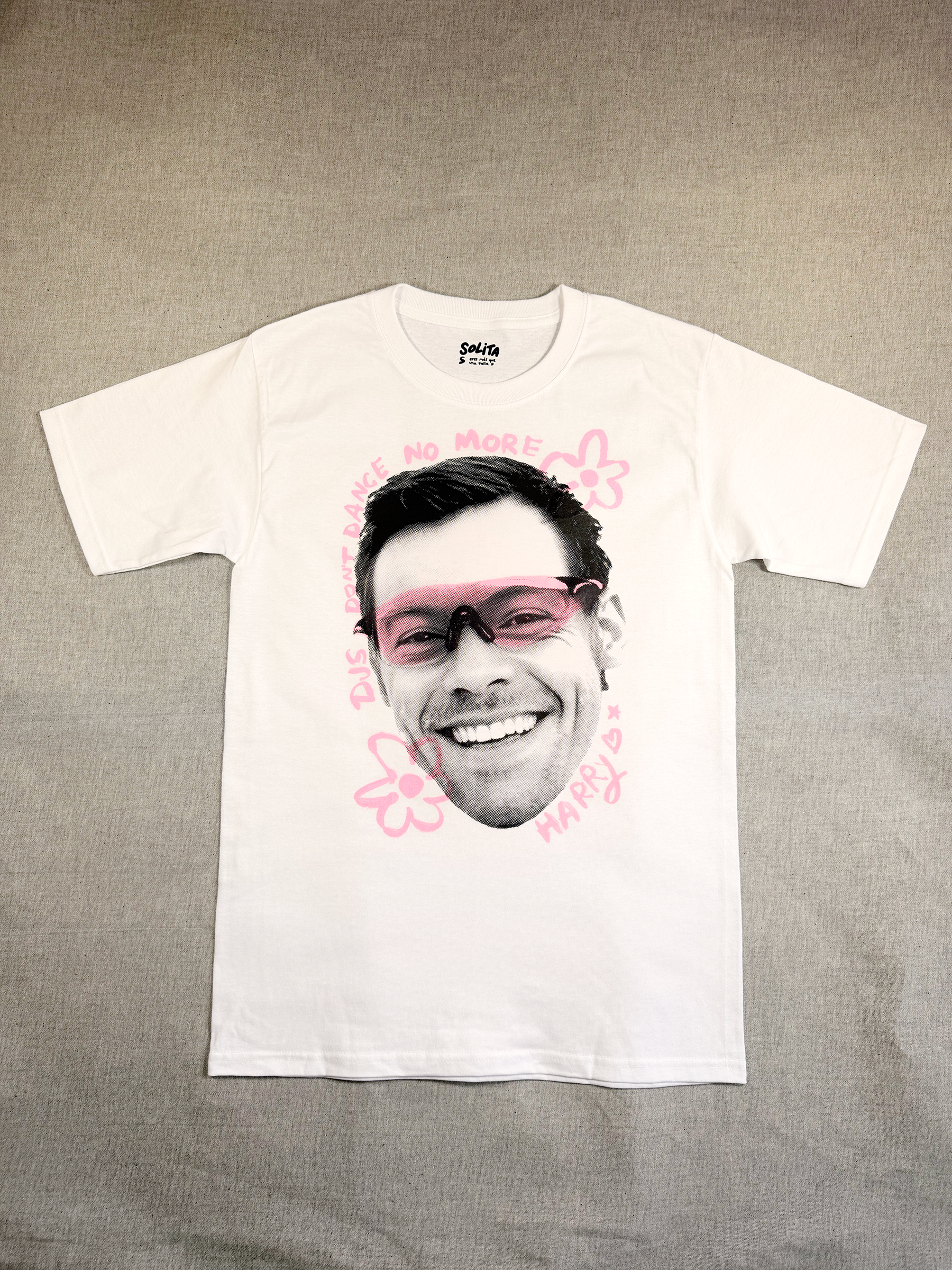 Harry, t shirt blanca