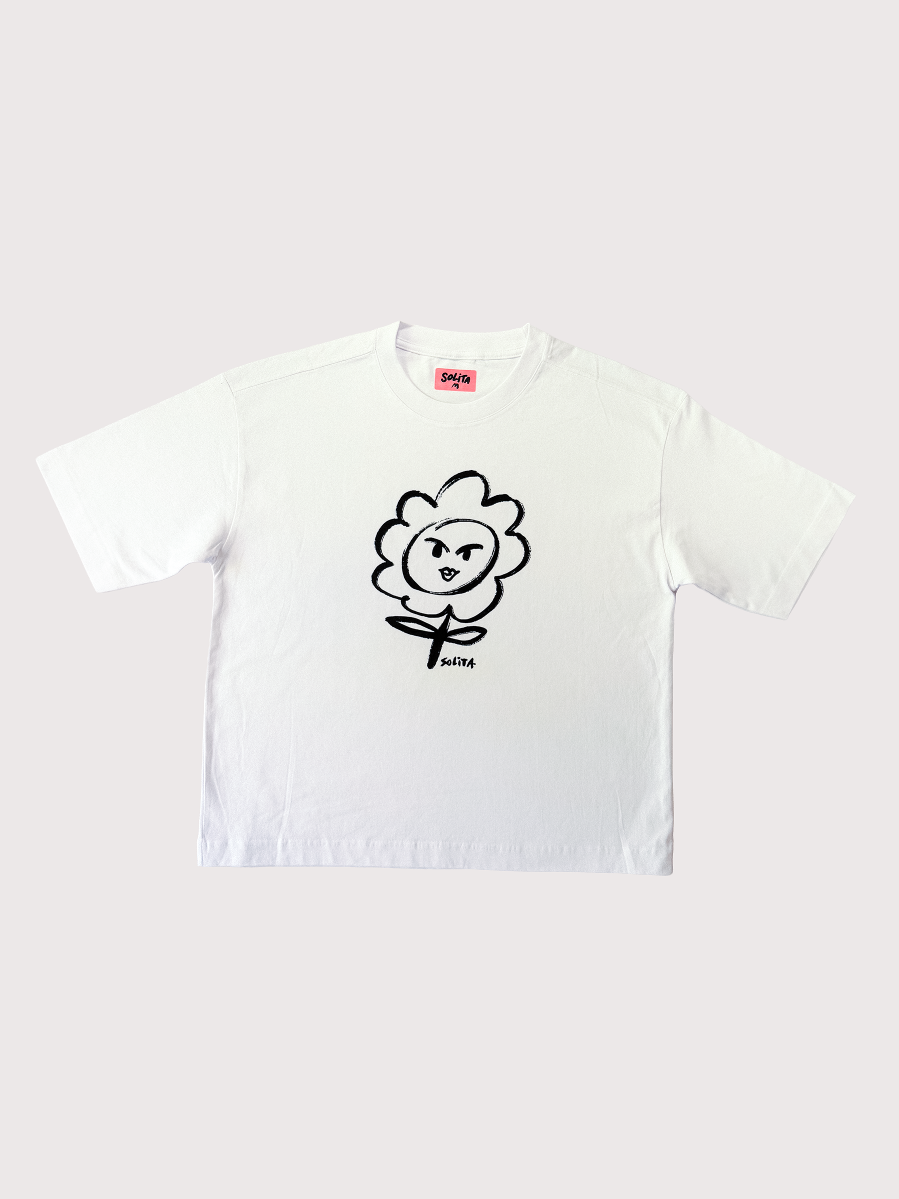 Mascot Solita, Boxy Tee blanca
