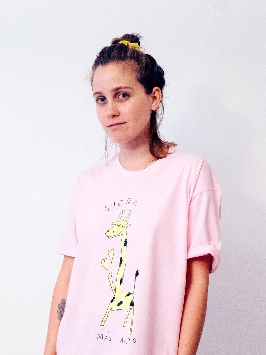 Sueña más alto, T shirt Rosa