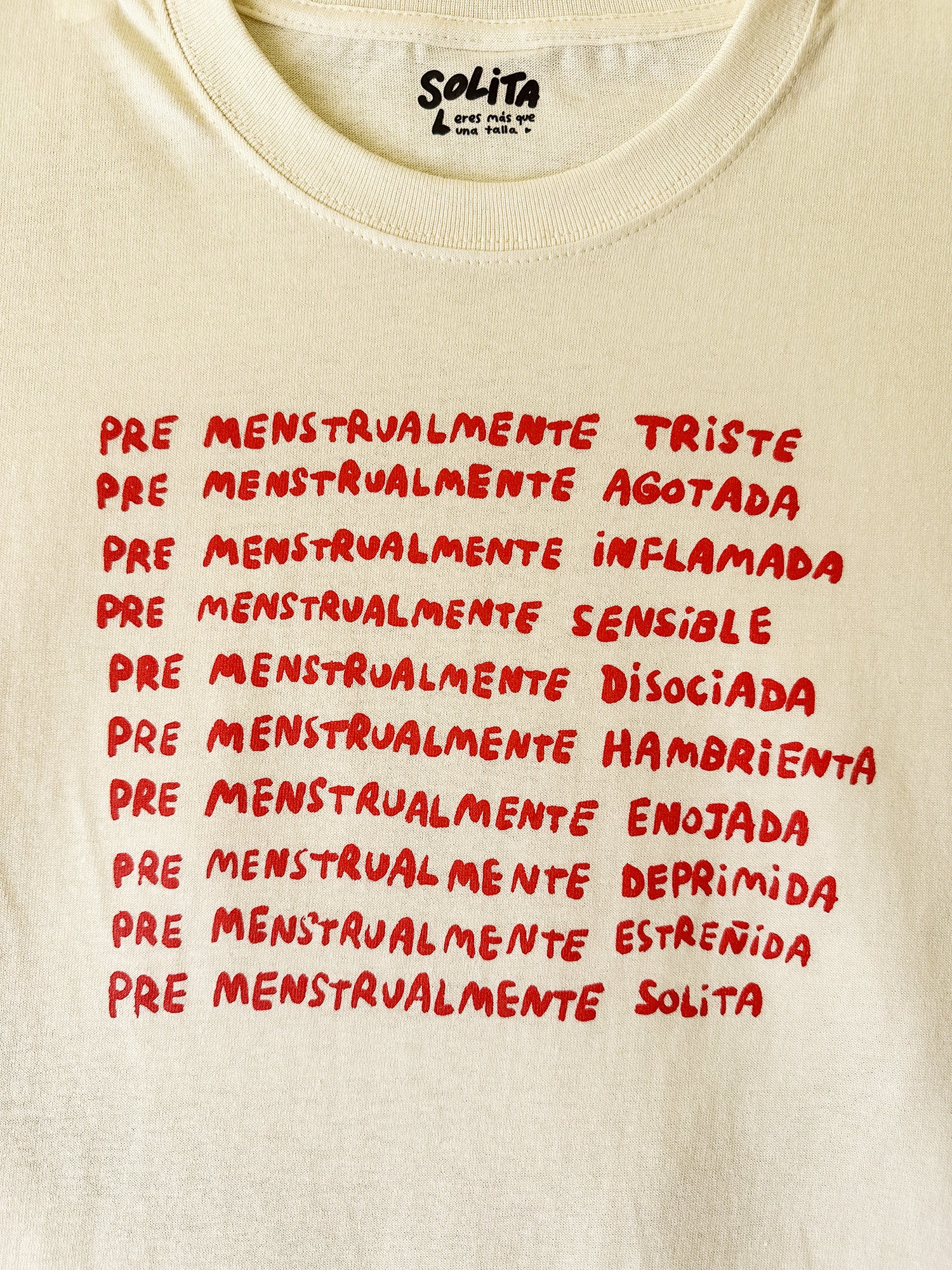 pre menstrual t shirt arena