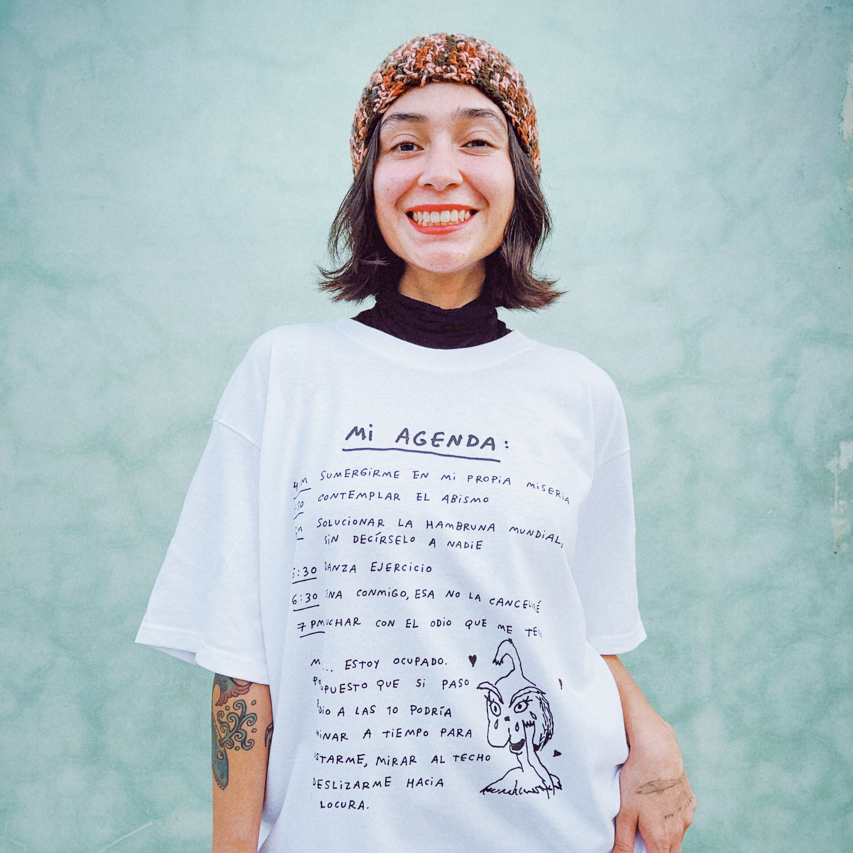 AGENDA GRINCH, T-SHIRT BLANCA