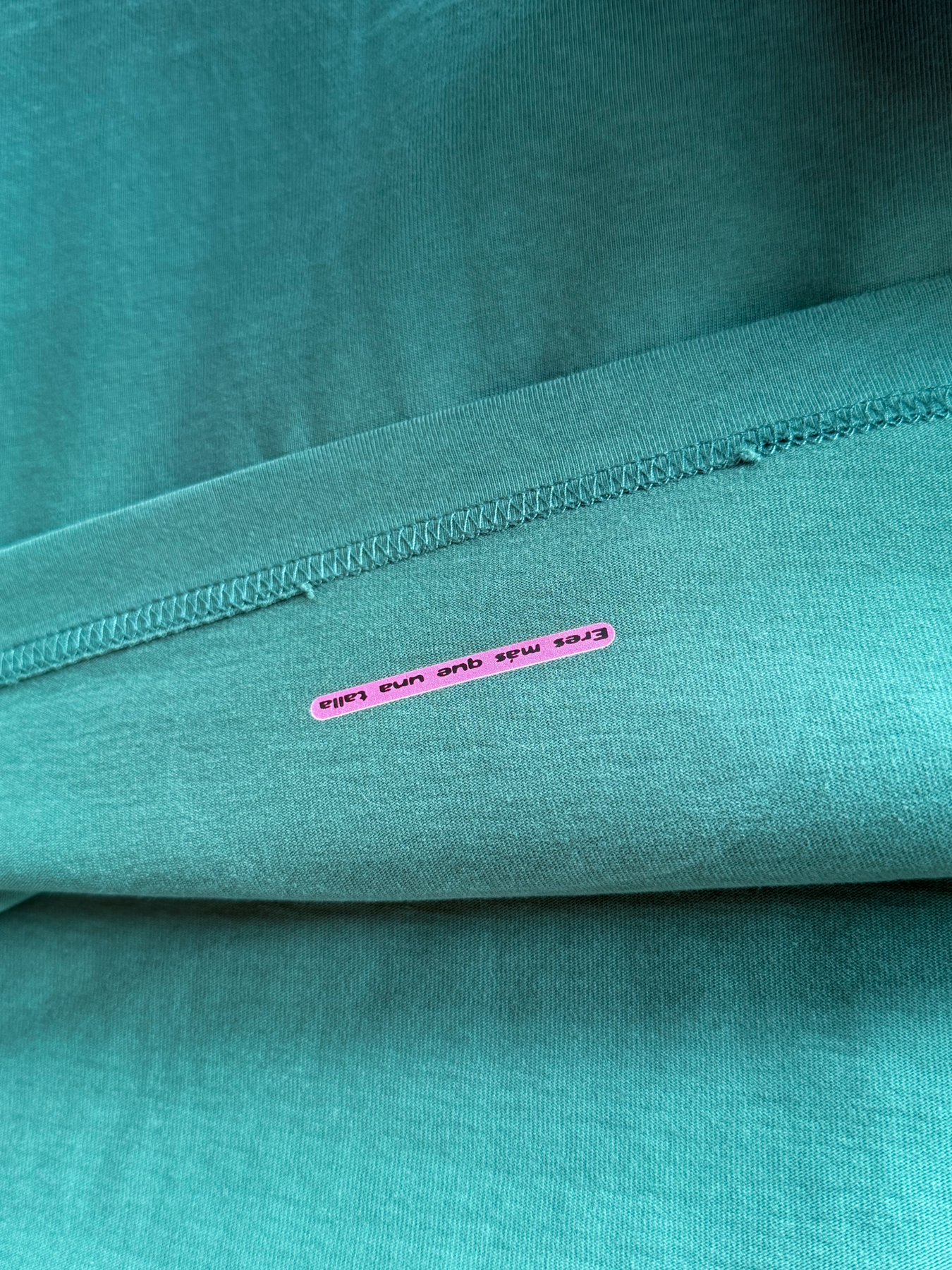 Futbol, t shirt oversize verde