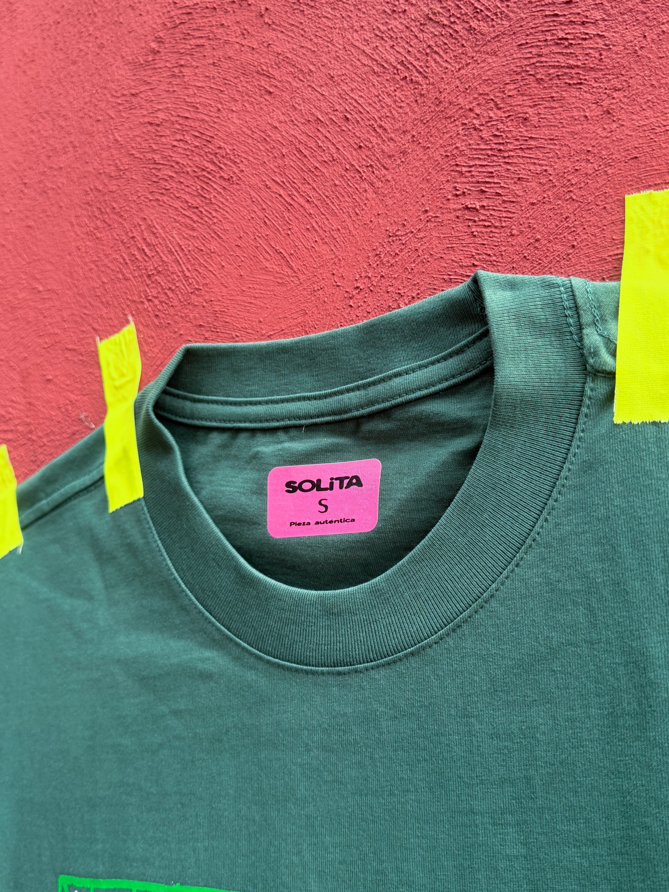 Futbol, t shirt oversize verde