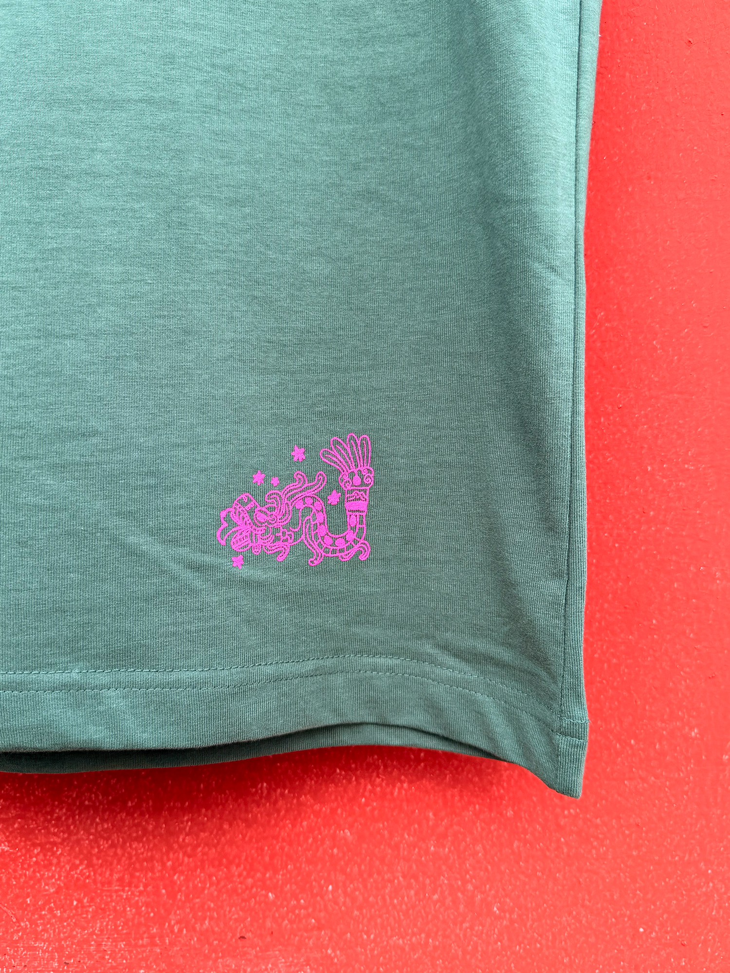 Futbol, t shirt oversize verde