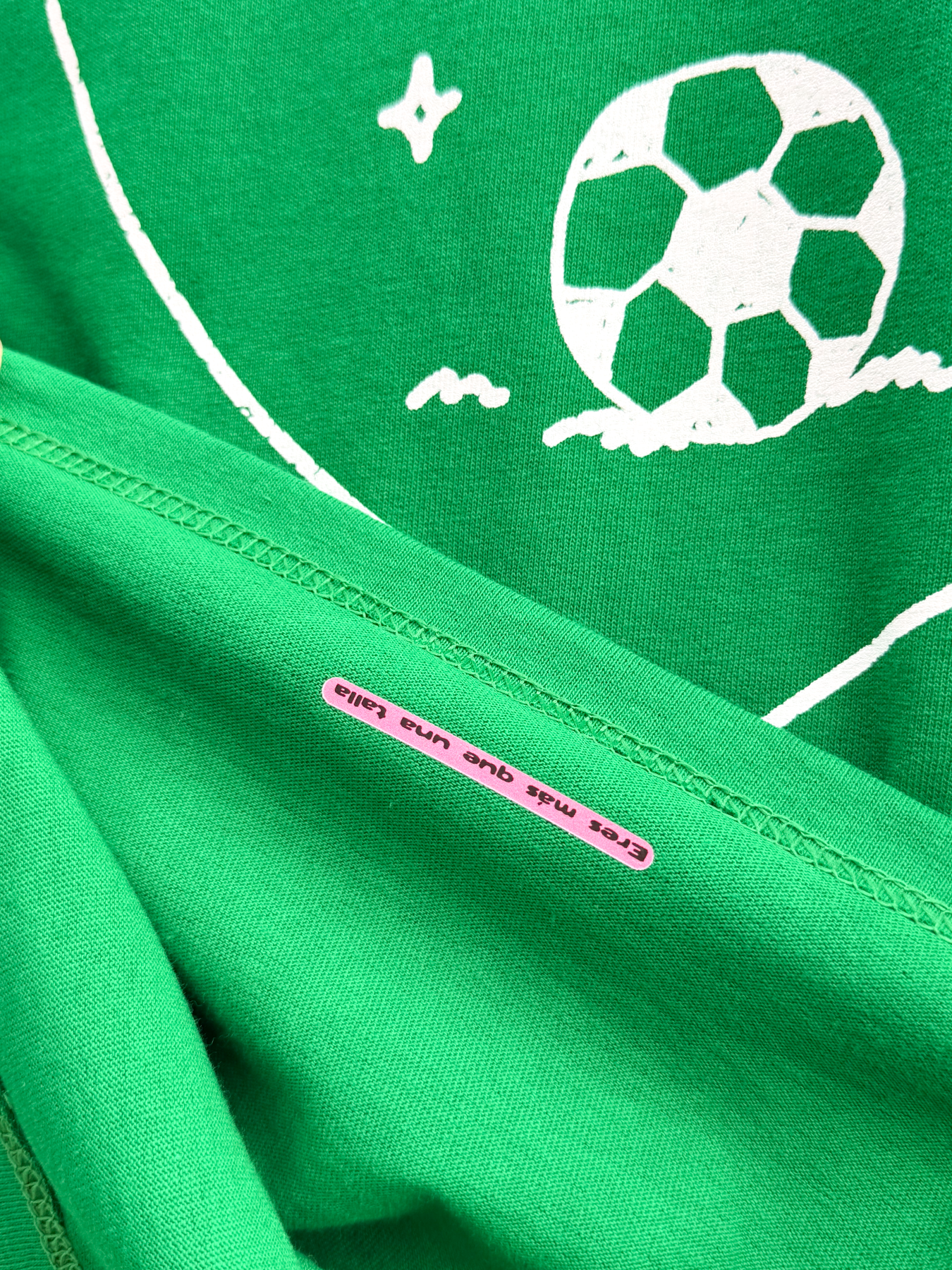 El futbol sí es para mujeres, t shirt verde