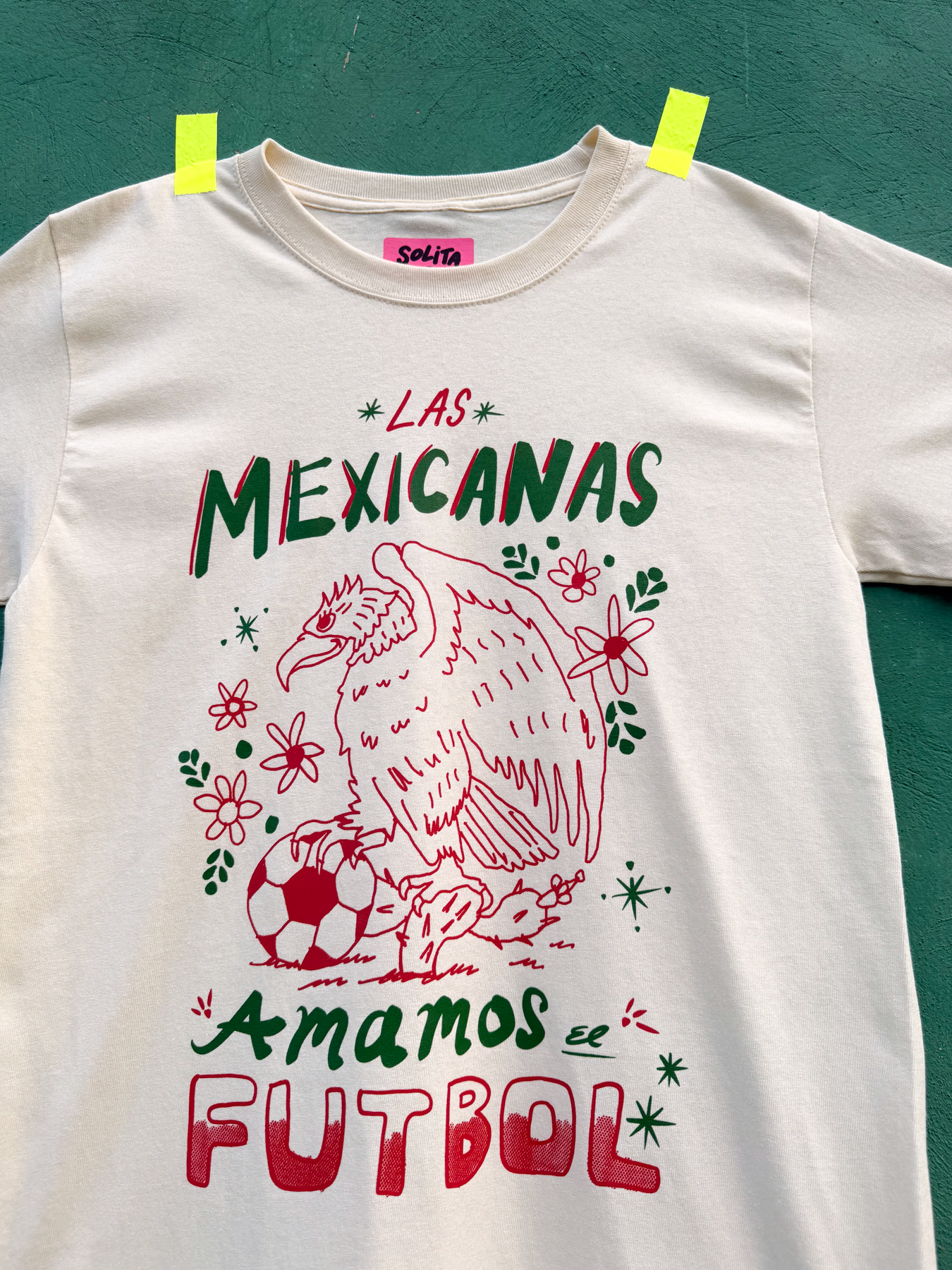 Las mexicanas amamos el futbol, t shirt arena