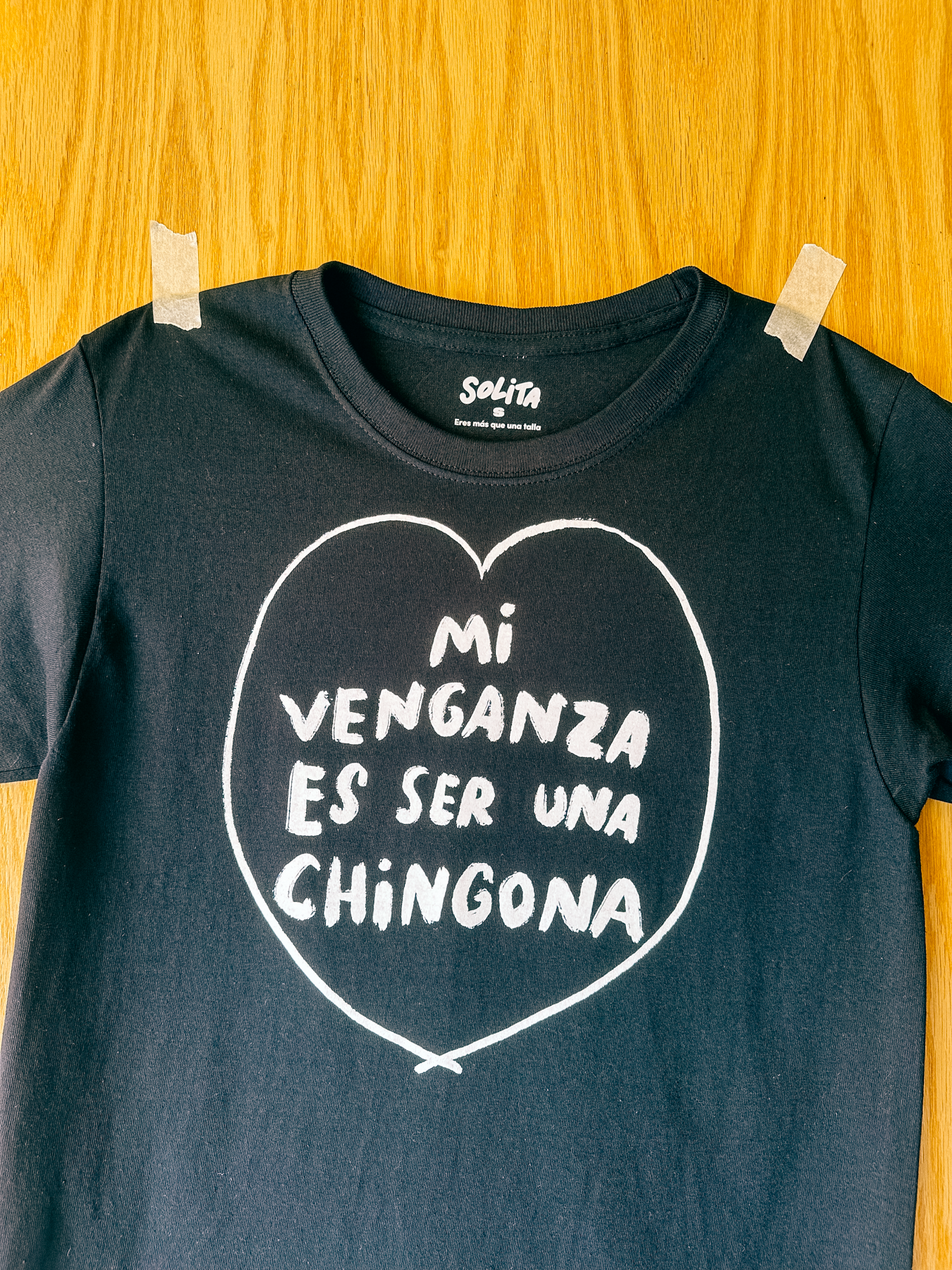 mi venganza t shirt negra