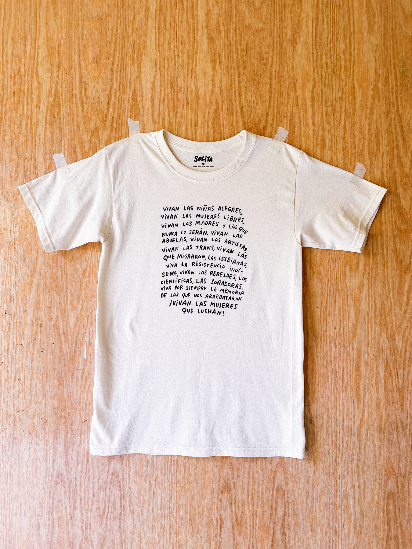 Manifiesto, T shirt arena