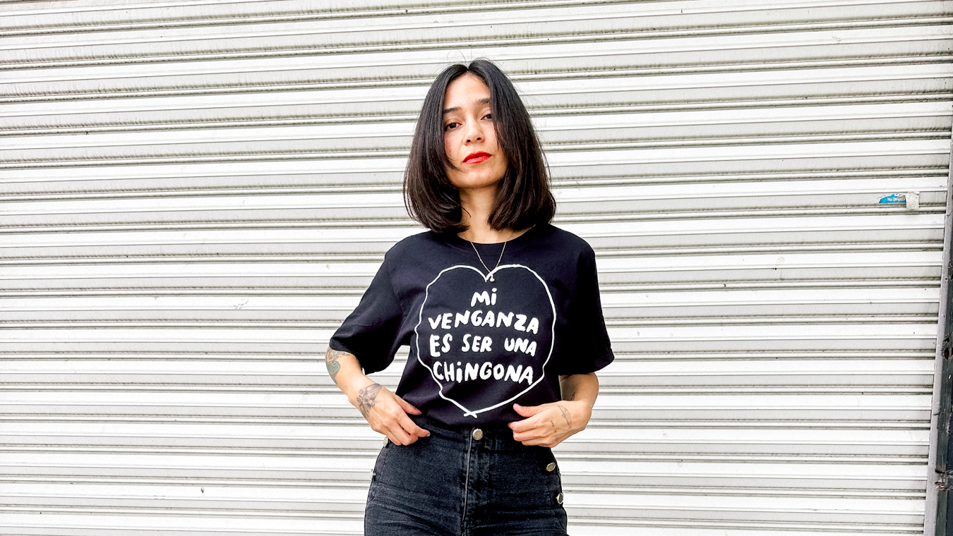 mi venganza t shirt negra