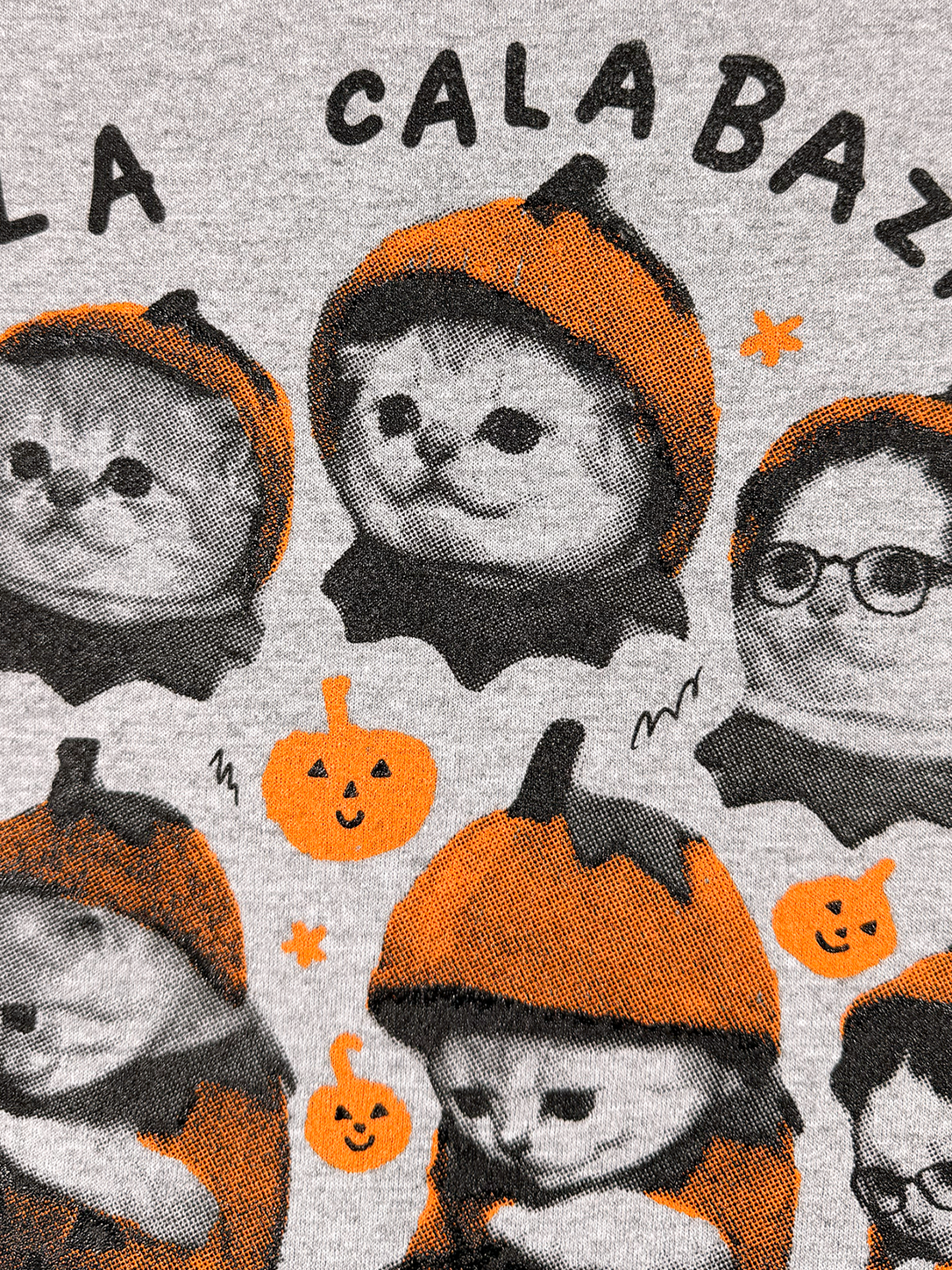 Calabaza, Sudadera Gris Jaspe