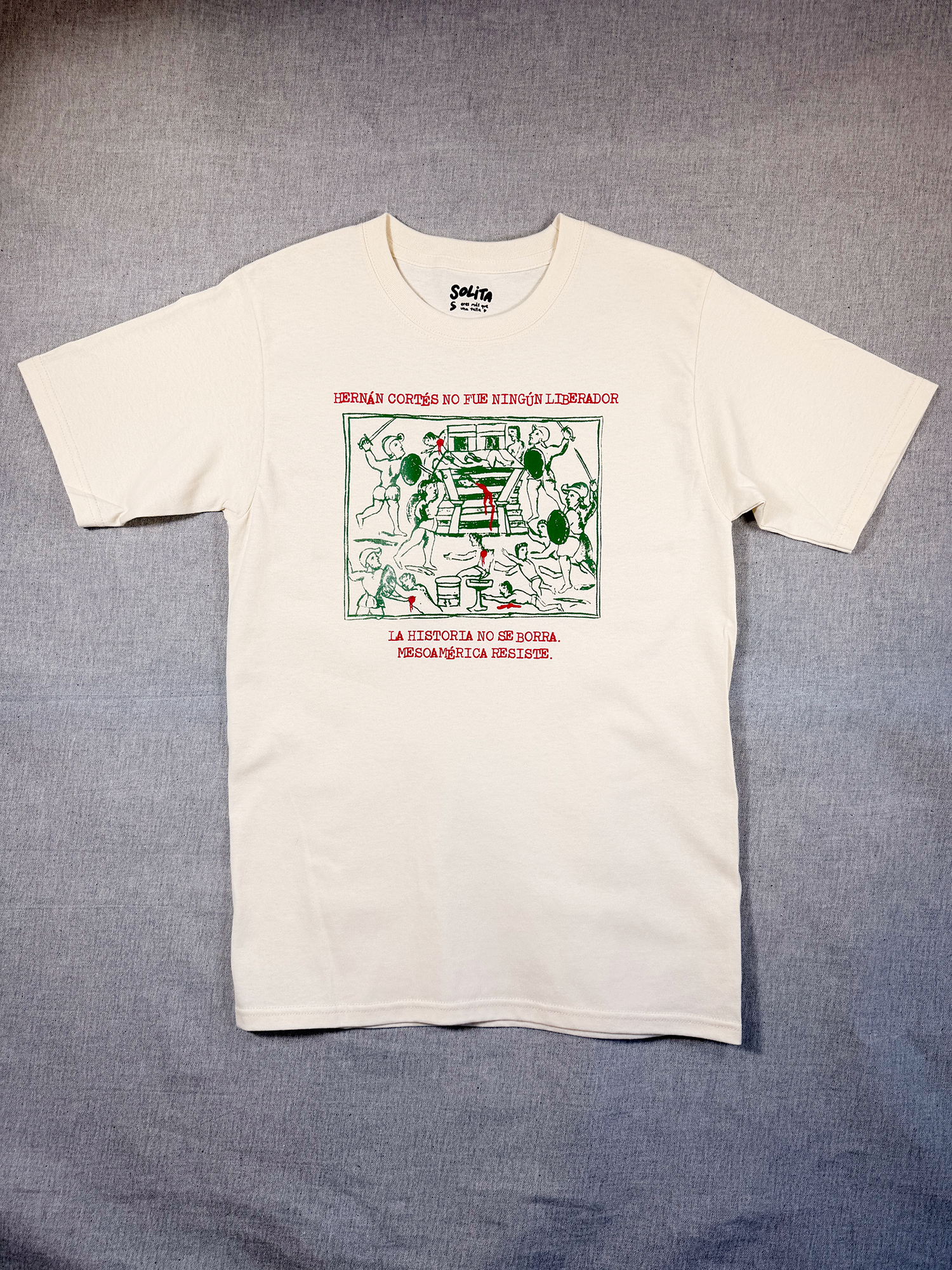 Mesoamérica resiste, t shirt arena