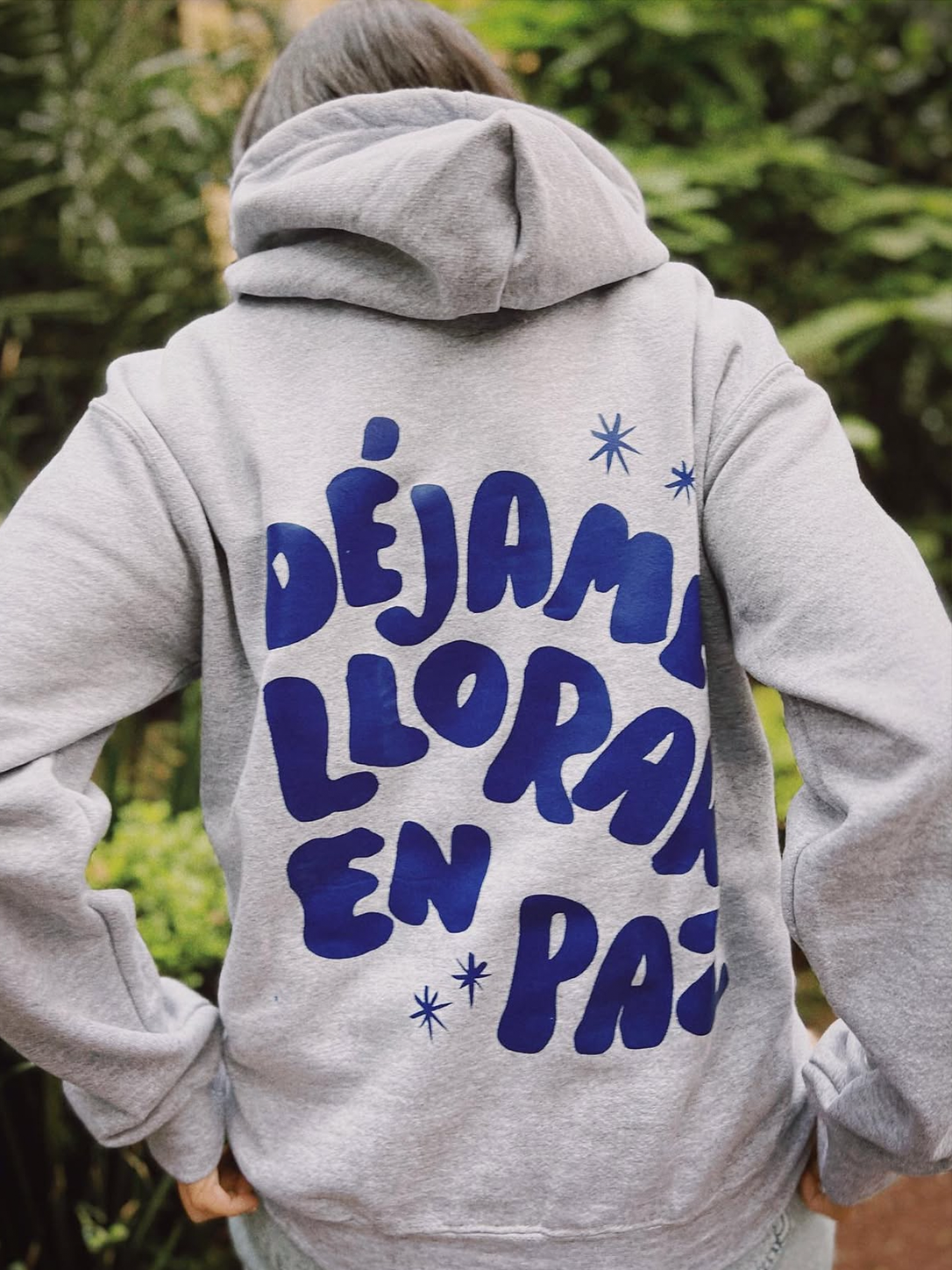 Déjame llorar, Hoodie Gris