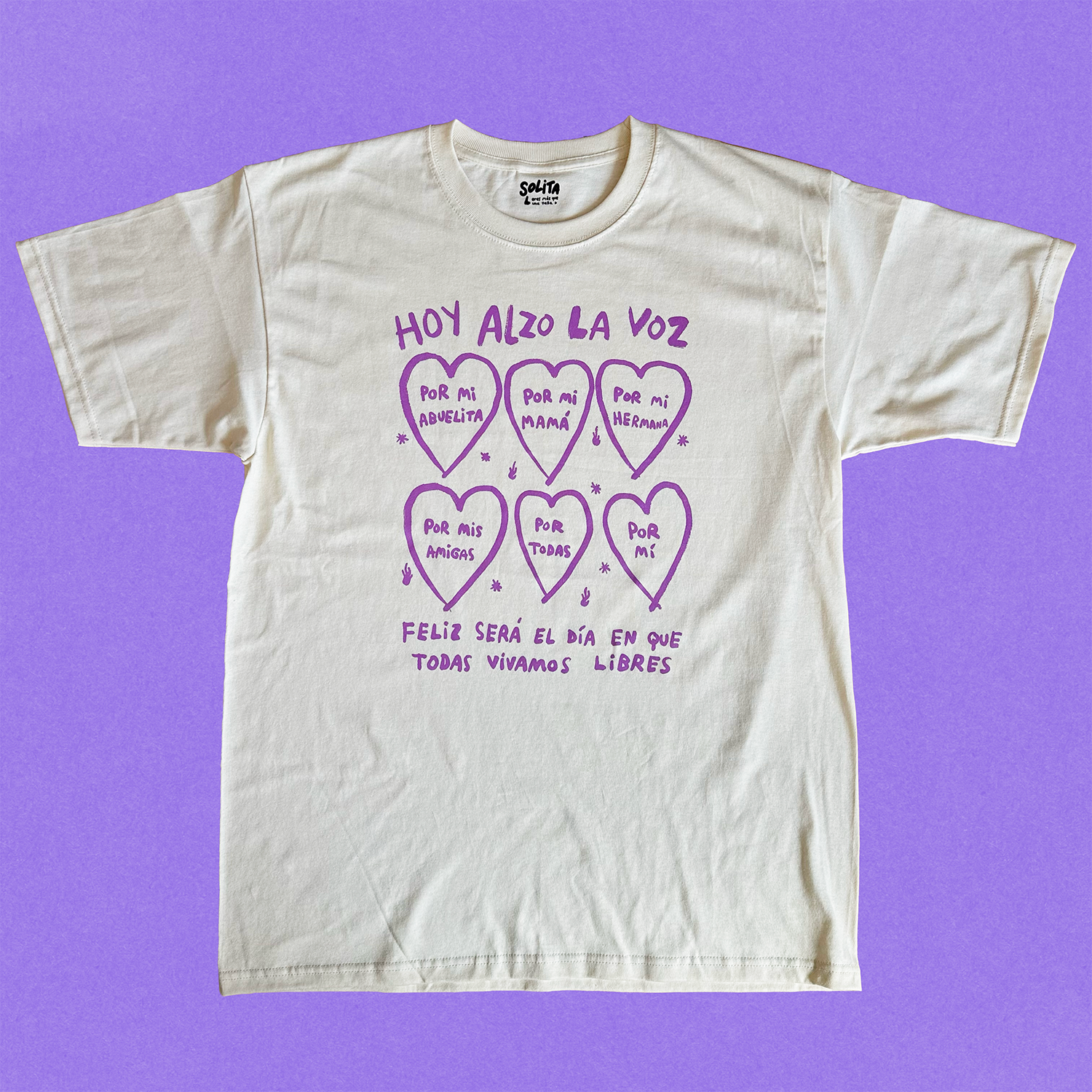 Hoy alzo la voz t shirt