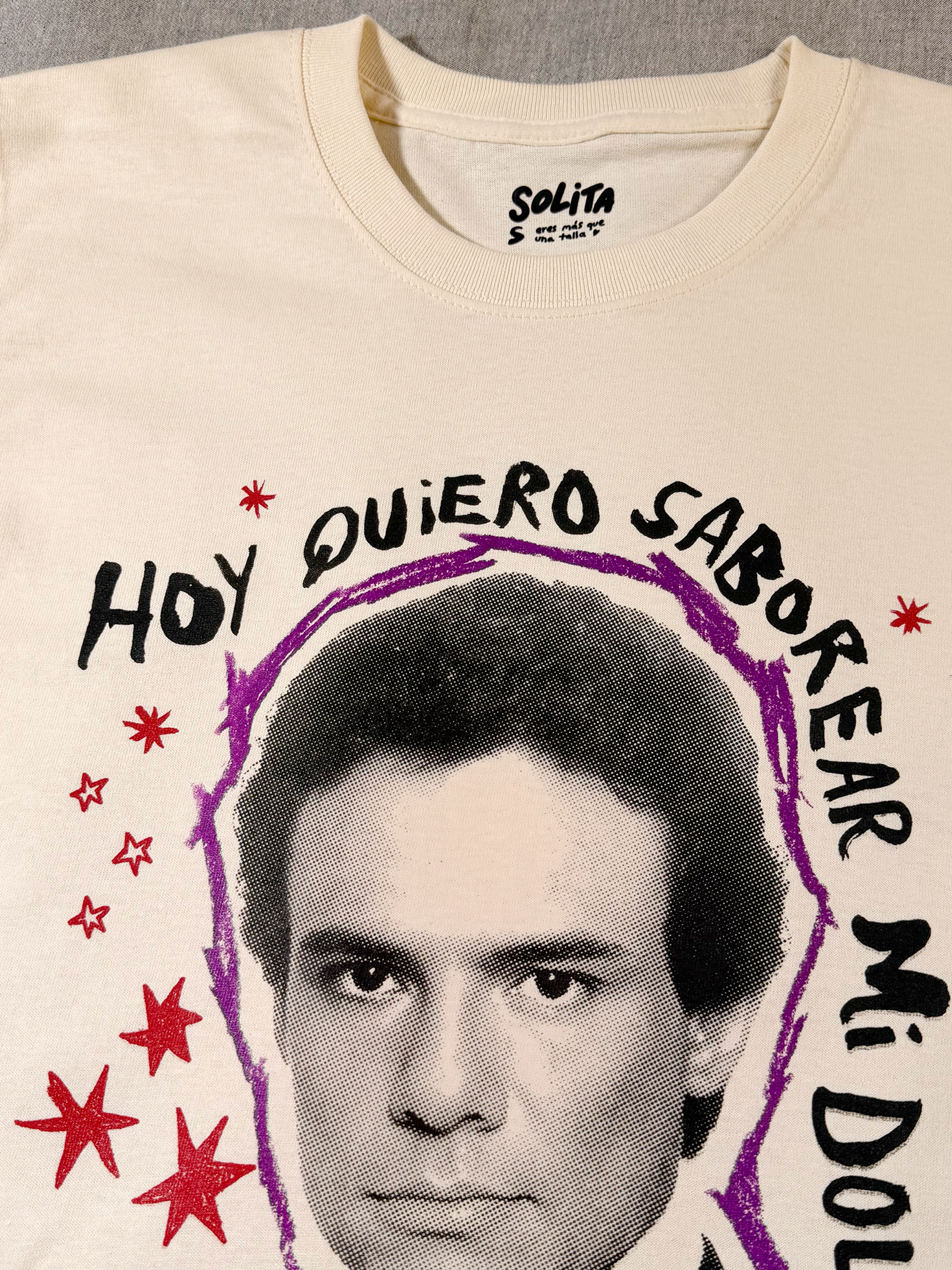 Hoy quiero saborear mi dolor, t shirt arena