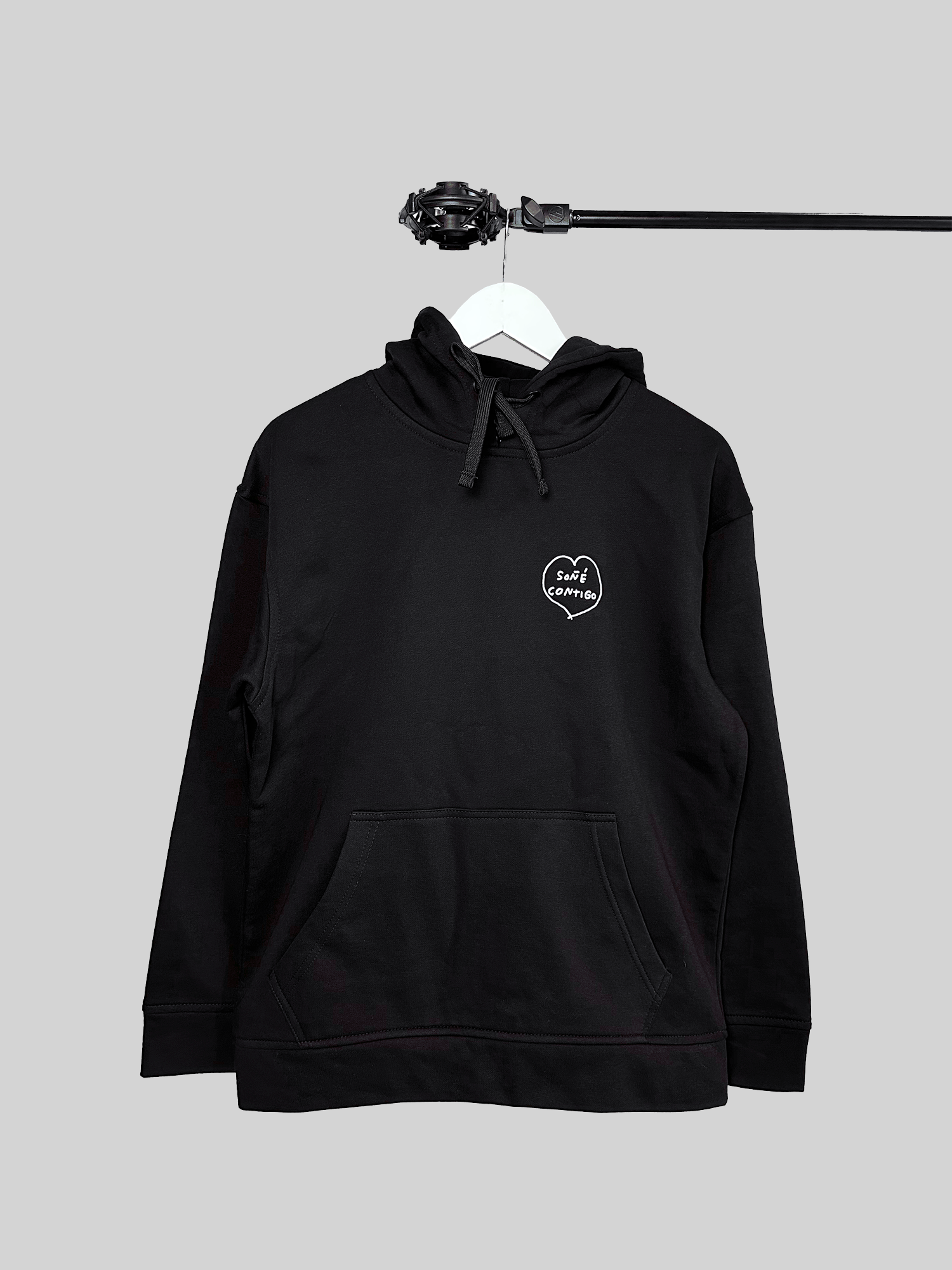 soñé contigo hoodie negra